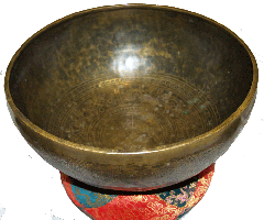 Tibetan Handmade Special Carving Singing Bowl