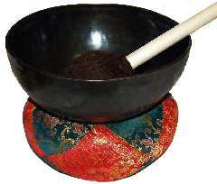 Hand beaten Bowl Black