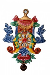 Eight Auspicious Symbols Plaque