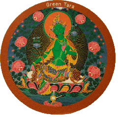 Green Tara Magnet