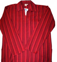 strip pattern Cotton Shirt